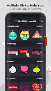 Screenshot 6 for Ultimate Thumbnail Maker MOD APK 1.6.6 (Premium Unlocked) Android
