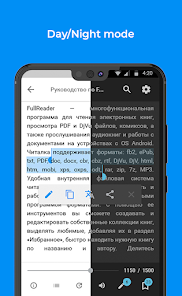 Screenshot 3 for FullReader e-book reader MOD APK 4.3.5 (Premium Unlocked) Android