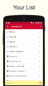 Screenshot 3 for Shopping List Simple Easy Pro APK 2.96 Android