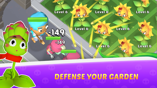 Screenshot 7 for Merge Plants 3D Garden Defense MOD APK 1.0.18 (Unlimited Money No Ads) Android