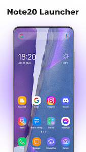 Note Launcher Galaxy Note20 MOD APK 9.1 (Premium Unlocked) Android screenshot