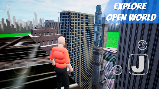 Screenshot 4 for 3D Ragdoll Parkour Adventure MOD APK 0.653 (Unlimited Money) Android