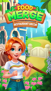 Merge Food Chef Decoration MOD APK 1.0.15 (Unlimited Currency Energy) Android screenshot