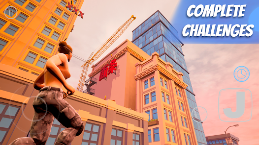 Screenshot 8 for 3D Ragdoll Parkour Adventure MOD APK 0.653 (Unlimited Money) Android