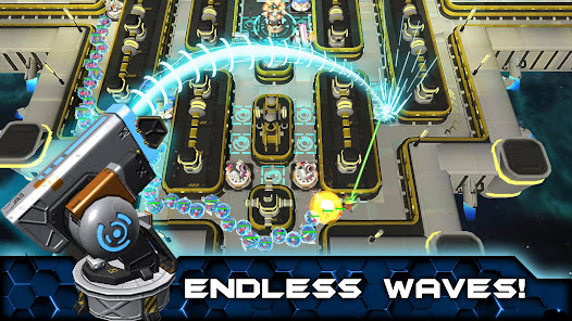 Sci-Fi Tower Defense Module TD MOD APK 2.04 (Unlimited Tower) Android screenshot