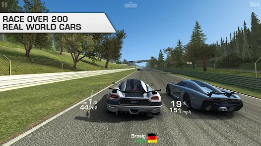 Real Racing 3 MOD APK 14.0.1 (Unlimited Money Unlocked Cars) Android screenshot