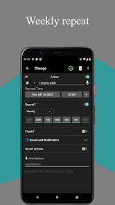 Screenshot 3 for Alarm and pill reminder MOD APK v1.33 (Premium Unlocked) Android