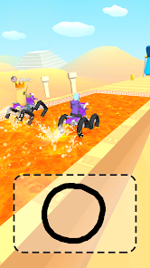Scribble Rider MOD APK 2.001 (Free Rewards) Android screenshot