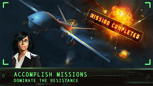 Screenshot 7 for Drone Shadow Strike MOD APK 1.31.263 (Unlimited Spend) Android