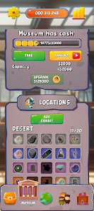 Screenshot 8 for Dino Fossil Hunter Tap Idle MOD APK 0.12.6 (Hammer Power) Android