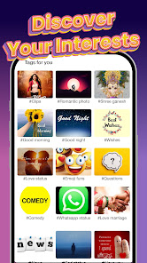 Screenshot 3 for ShareChat Trends Videos Live MOD APK v2024.27.6 (VIP Unlocked) Android