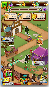 Screenshot 6 for Royal Idle Medieval Quest MOD APK 1.42.10 (Free Upgrades) Android