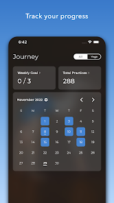 Screenshot 4 for Yoga Down Dog MOD APK 7.0.0 (Premium Unlocked) Android