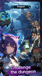 Screenshot 6 for Raising a Girl Hunter Idle RPG MOD APK 0.0.8 (Damage Multiplier God Mode) Android