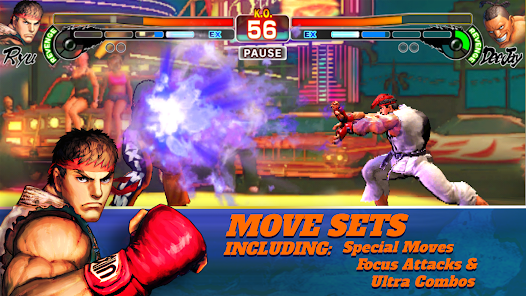 Street Fighter IV CE MOD APK 1.04.00 (Attack Multiplier God Mode) Android screenshot