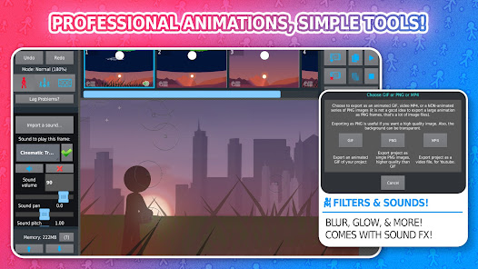 Screenshot 4 for Stick Nodes Pro Stick figure Animator APK 4.1.5 (PAID Patched) Android