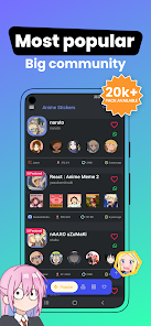 Screenshot 4 for 999K Anime Stickers WASticker MOD APK 6.1 (Premium Unlocked) Android