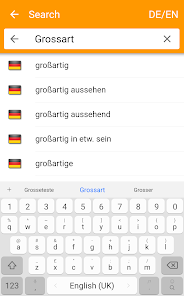 dict.cc dictionary APK v12.0.8 (Full Paid) Android screenshot
