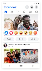 Facebook Lite APK 487.0.0.11.107 (Latest) Android screenshot