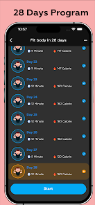 Screenshot 5 for Home Workouts Lose Weight MOD APK 19.61 (Premium Unlocked) Android