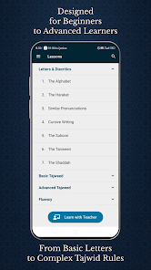 Screenshot 3 for Learn Quran Tajwid MOD APK 8.6.25 (Premium Unlocked) Android