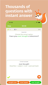 Screenshot 3 for English Grammar Tests MOD APK 1.2.1 (Premium Unlocked) Android