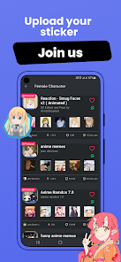 Screenshot 8 for 999K Anime Stickers WASticker MOD APK 6.1 (Premium Unlocked) Android