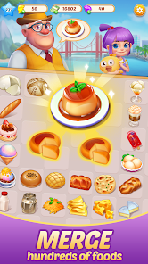 Merge Food Chef Decoration MOD APK 1.0.15 (Unlimited Currency Energy) Android screenshot