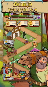 Screenshot 1 for Royal Idle Medieval Quest MOD APK 1.42.10 (Free Upgrades) Android