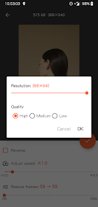 Screenshot 4 for GIF Maker GIF Compressor MOD APK 1.0.10.08 (Premium Unlocked) Android