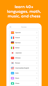 Duolingo language lessons Mod APK 5.140.1 (Unlocked) Android screenshot
