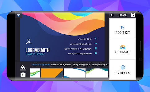 Screenshot 6 for Ultimate Business Card Maker MOD APK 1.3.5 (Premium Unlocked) Android