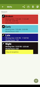 Screenshot 3 for Shift Work Calendar FlexR APK 7.16.12 (Full Version) Android
