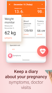 Screenshot 3 for Pregnancy and Due Date Tracker MOD APK 3.101.0 (Gold Unlocked) Android