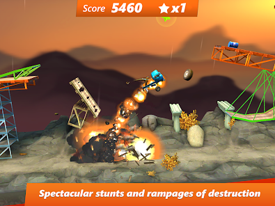 Screenshot 8 for Bridge Constructor Stunts APK 4.2 (Full Game) Android