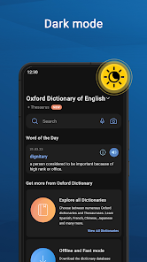 Screenshot 6 for Oxford Dictionary MOD APK 15.2.1035 (Premium Unlocked) Android