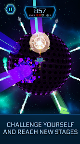 Screenshot 6 for Galaxy Swirl Hexa Endless Run MOD APK 1.5 (Free Purchase) Android