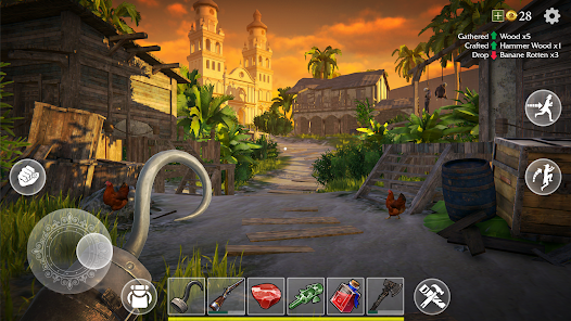 Last Pirate Survival Island Adventure 1.13.5 Mod APK menu screenshot