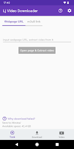 Lj Video Downloader m3u8 mp4 MOD APK 1.1.46 (Premium Unlocked) Android screenshot