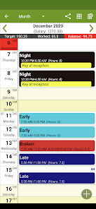Screenshot 5 for Shift Work Calendar FlexR APK 7.16.12 (Full Version) Android