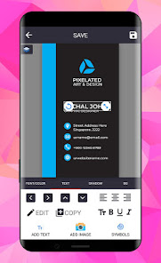 Screenshot 8 for Ultimate Business Card Maker MOD APK 1.3.5 (Premium Unlocked) Android