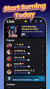 Screenshot 6 for ShareChat Trends Videos Live MOD APK v2024.27.6 (VIP Unlocked) Android